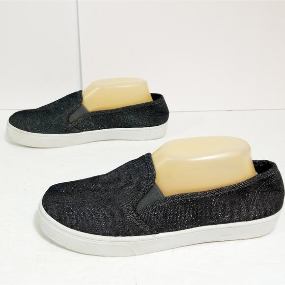 Glittered dark denim slip on loafers Casual Cool 8 - Picture 7 of 10